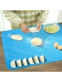 40*50 cm Silikon Ölçekli Kullanımı Kolay Hamur Açma Matı Ekmek Mantı Makarna Hamuru Yoğurma Matı (5047)