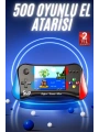 500 Oyunlu Retro Sup Konsolu Taşınabilir Mini Gamepad 3,5 İnç Ekran