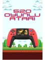 520 Retro Oyunlu El Konsolu Atari Oyun Konsolu Taşınabilir
