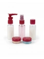 5’li Seyahat Boy Kozmetik Şişe Seti 30 ml Çantalı Organizer