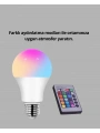A Kalite 2025 RGB LED Ampul Uzaktan Kumandalı 16 Renkli Lamba