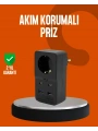 Akım Korumalı Priz 4 USB Type C Destekli Yüksek Isı Dayanımlı
