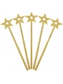 Altın Renk Yıldız Peri Asası Peri Değneği 34 cm 1 Adet (5047)