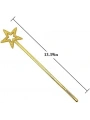Altın Renk Yıldız Peri Asası Peri Değneği 34 cm 1 Adet (5047)