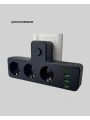 Anahtarlı Çoklu Priz 3 USB 1 Type-C Hızlı Şarj Destekli