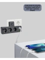 Anahtarlı Çoklu Priz 3 USB 1 Type-C Hızlı Şarj Destekli