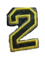 Aplike Ütü İle Yapışan 2 Rakamı Arma 2x4 Cm