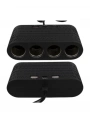 Araç İçi Güç Dağıtıcı 4 Çakmaklık 2 USB 1 Type C Şarj Ünitesi
