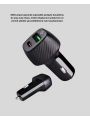 AUX Bluetooth Adaptör ve 38W Hızlı Araç Şarj Cihazı Seti