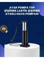 Ayakla Kullanılan Hava Pompası Araç ve Bisiklet İçin Uygun