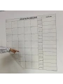 Aylık Planlayıcı Manyetik Duvar Stickerı Takvim Plan Çizelgesi (5047)