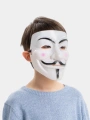 Beyaz Renk Pembe Yanaklı İthal V For Vendetta Maskesi (5047)