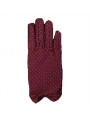 Bordo Renk Puanlı Çocuk Eldiveni (5047)