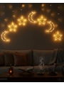 Büyük Ay Yıldız Ramazan Led Işık Dekoratif Işıklı Süs