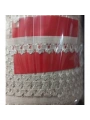 Çamaşır Lastiği Dantelli 1 Cm 1 Metre Krem