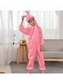 Çocuk Tavşan Kostümü Pembe Renk 2-3 Yaş 80 cm (5047)