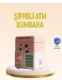 Çocuklar İçin Pembe ATM Görünümlü Elektronik Kumbara