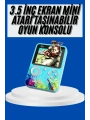 Çocuklara Özel 4K HD Retro Oyun Konsol El Atari Taşınabilir 500 Oyunlu