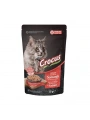 Crocus Tahılsız Pouch Jöleli Somonlu Yavru Konserve Kedi Maması 85 Gr