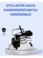 DC 12V Metal Hava Kompresörü Araç Lastik Şişirme 35L/Dk