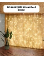 Dekoratif Perde Peri Led Günışığı Renk 8 Fonksiyonlu Işık