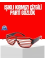 Dikkat Çeken Tasarımlı LED Işıklı Eğlence Gözlüğü