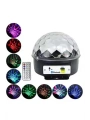 Disko Topu Renkli Işıklı Lazer Parti Bluetooth Bağlantılı Led Küre