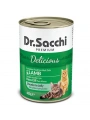 Dr.Sacchi Kuzu Etli Yetişkin Konserve Kedi Maması 400 Gr