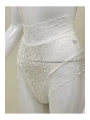 Ekru Dantelli Yüksek Bel Külot Venüs-k1012