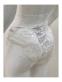 Ekru Dantelli Yüksek Bel Külot Venüs-k1012