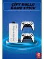 Game Stick 4K Retro Çift Kollu Atari Oyunlari +20000 Oyunlu Konsol Nostalji