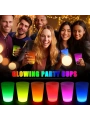 Glow Partisi Bardakları 6 Renk 6 Adet 1.5 oz 4.5 x 6.5 cm (5047)