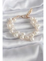 Gold Renk İnci Model Kadın Bileklik
