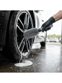 Gri Oto Jant Temizleme Fırçası – Ergonomik Saplı, Lastik ve Jant Detay Temizliği İçin Güçlü Kıllı Fırça (5047)