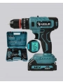 Güçlü Şarjlı Matkap Vidalama Çift Batarya