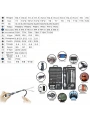 Hassas Tornavida Seti Bilgisayar Pc Telefon Onarım Aracı Seti Manyetik 115 in 1 Tornavida Seti (5047)