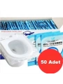 Hijyenik Tek Kullanımlık Klozet Kapağı Poşeti 50 Adet KUTULU (5047)