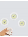 Kablosuz Gün Işığı 3’lü LED Spot Lamba Kumandalı