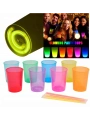 Karanlıkta Yanan Gece Işığı Mega Glow Bardaklar 8 Adet 8.5 x 10.5 cm (5047)
