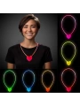 Karanlıkta Yanan Glow Kalp Şekilli Kolye 6 Renk 6 Adet (5047)