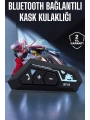 Kask Kulaklık Bluetooth Motosiklet Kulaklık Intercom Su Geçirmez