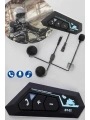 Kask Kulaklık Bluetooth Motosiklet Kulaklık Intercom Su Geçirmez