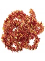 Kırmızı Altın Renk 4 cm Genişlik Garland Çift Renk Sim Süs 180 cm (5047)