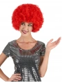 Kırmızı Renk Kıvırcık Afro Bonus Peruk (5047)