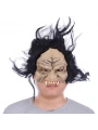 Lateks Dişli Korku Maskesi Saçlı Yarım Surat (5047)