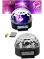 Led Işık Disko Topu Bluetooth Hoparlörlü USB Müzik Çalar Kumandalı