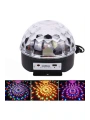Led Işık Disko Topu Bluetooth Hoparlörlü USB Müzik Çalar Kumandalı