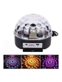 Led Işık Disko Topu Bluetooth Hoparlörlü USB Müzik Çalar Kumandalı