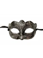 Maskeli Balo Antik Gri Gümüş Eskitilmiş Maske Balo Venedik (5047)