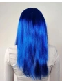 Mavi Renk Uzun Parti Peruğu (5047)
